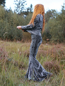 Natural Habitat Comfy Flare Trousers  - Black Grey