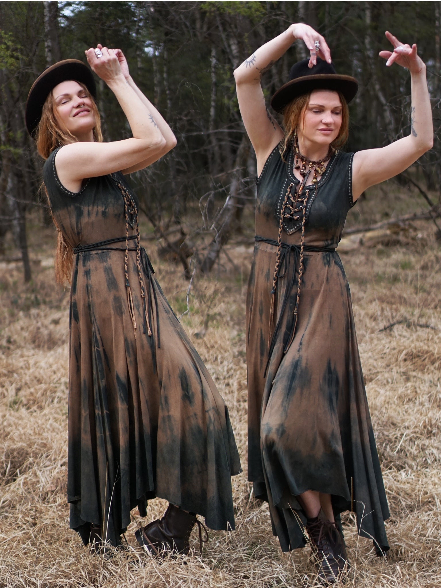 Ella  Maxi Dress -  Black Soil