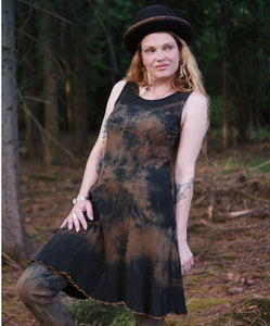 Ribbed Dress - Black Soil