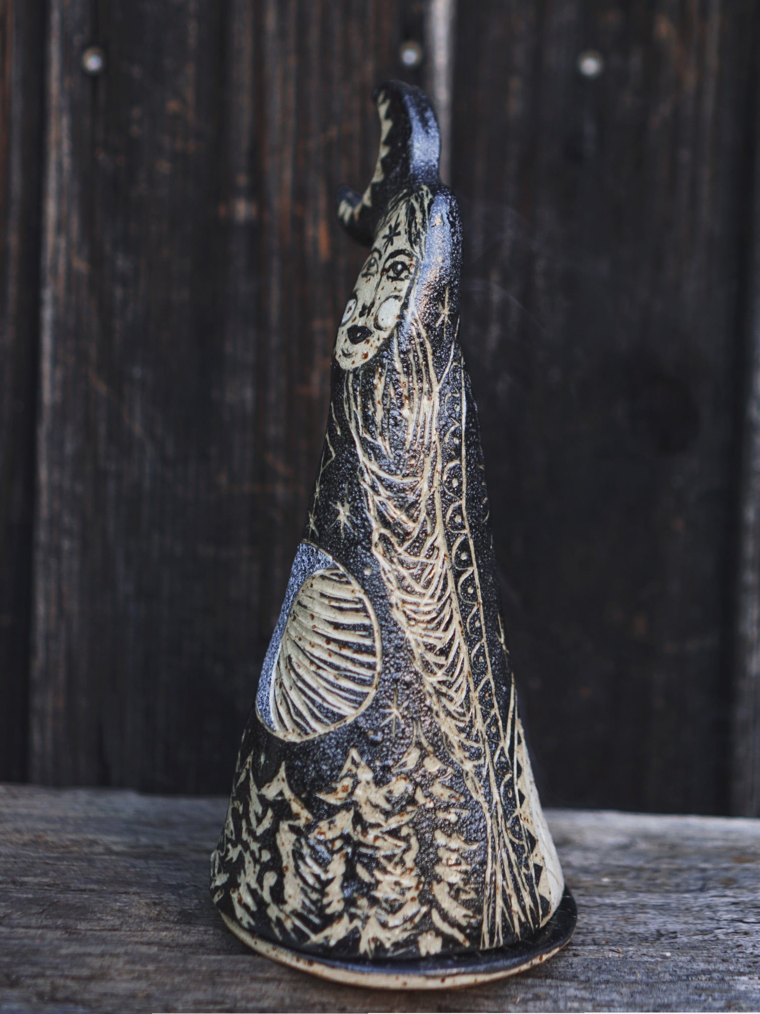 Moon Sister Incense Burner - Black
