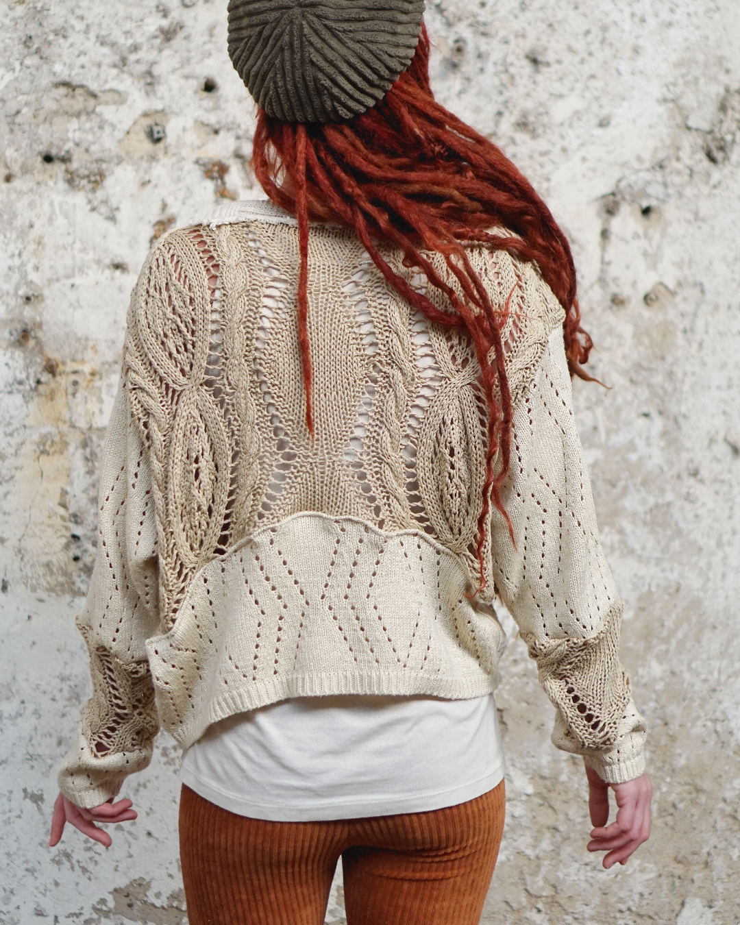 Knit Oversize Jumper - Natural beige