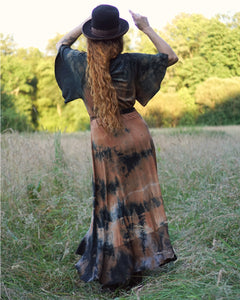 Wrap Dress   - Black Soil