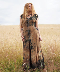 Tuuli Maxi Dress - Black Soil