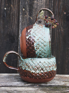 Big Magic Dragon Mug -Mint Copper