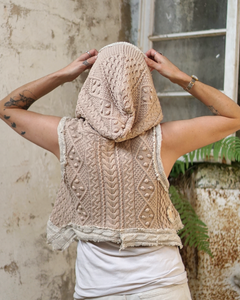 Knit Vest - Natural beige