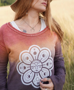 Raglan Hemp Jumper - Valley Sundown