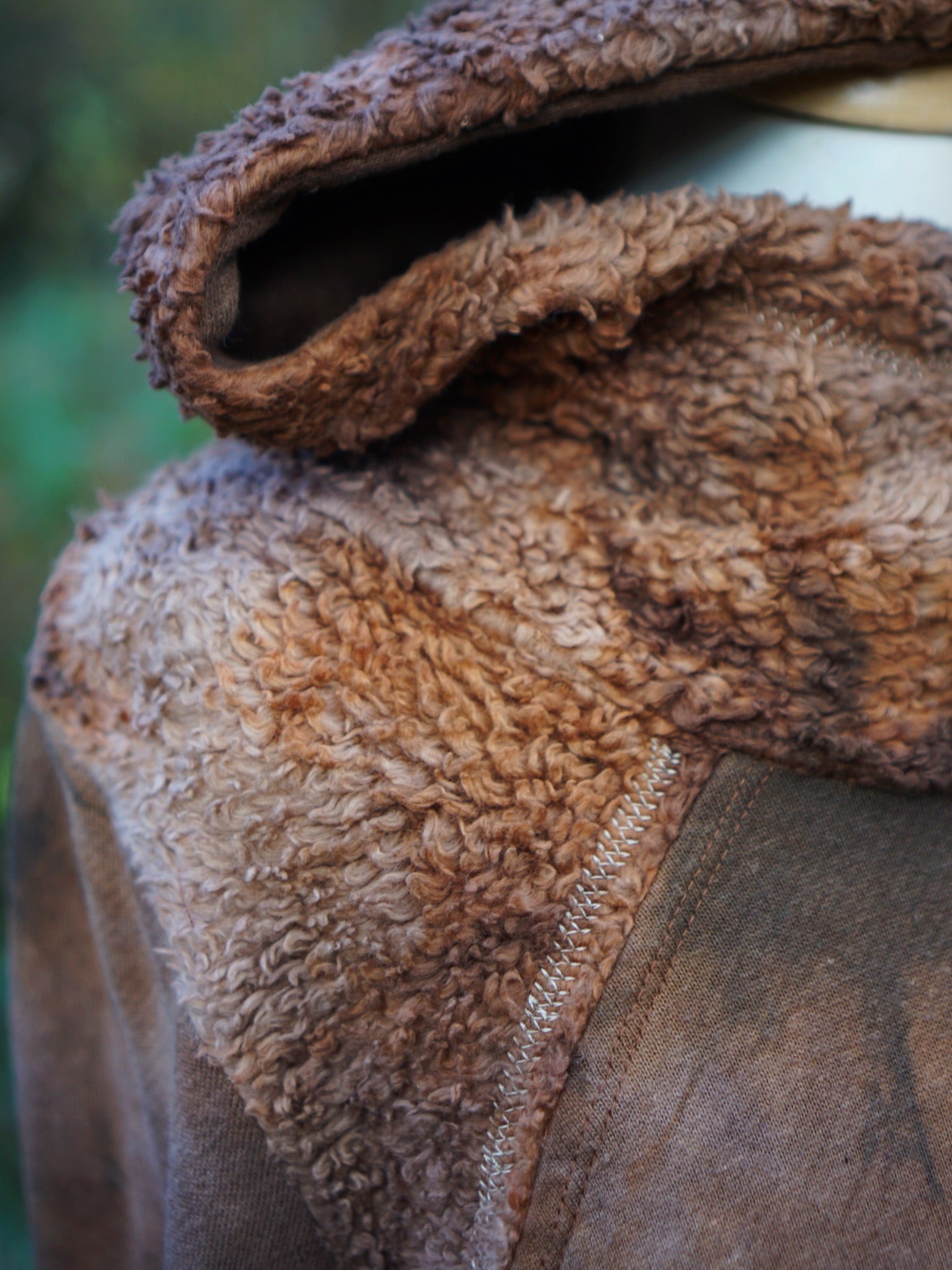 Moon Hemp Long Sweatshirt - Golden Brown