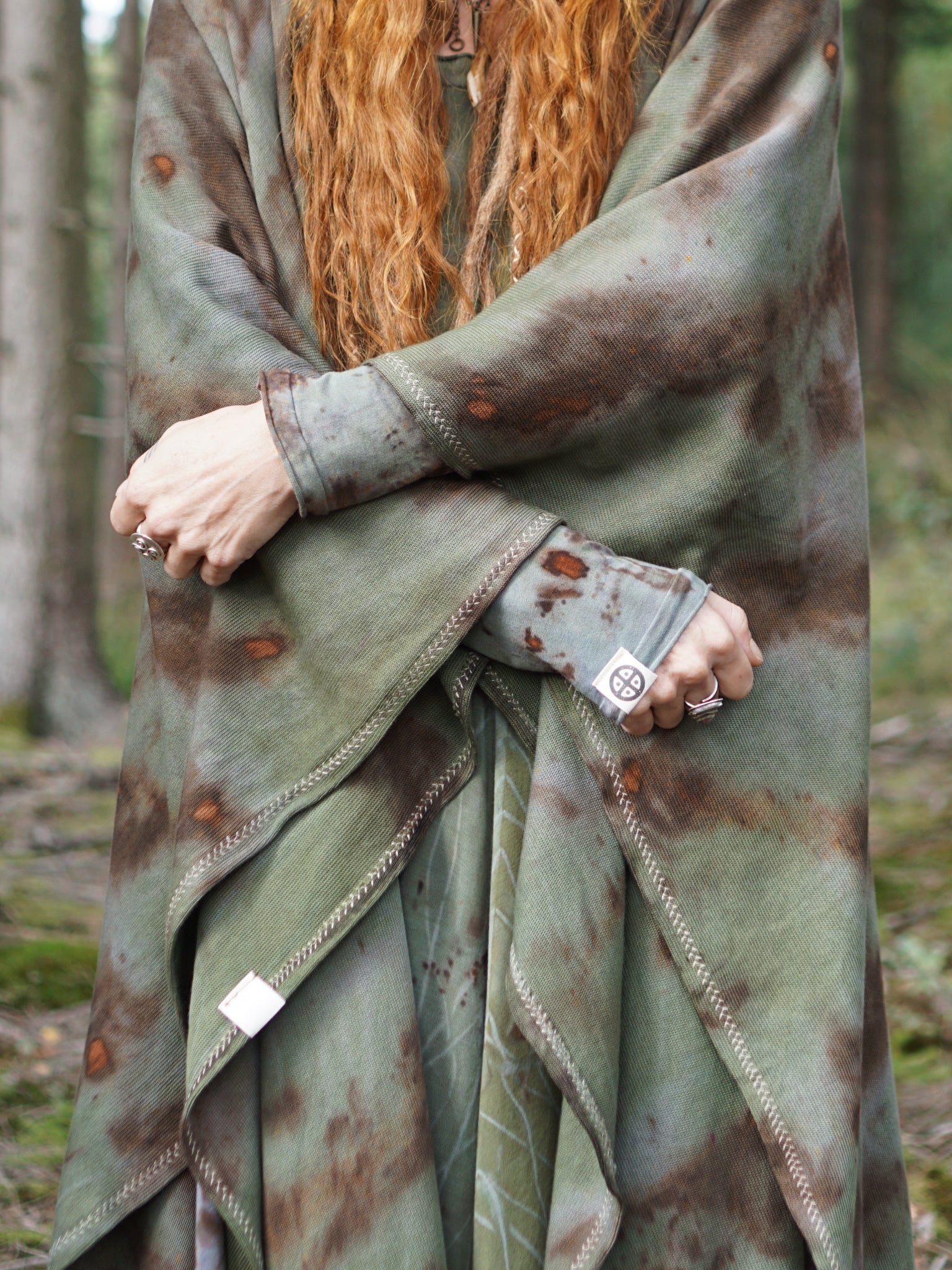 Natural Habitat Poncho - Mineral Copper Flakes