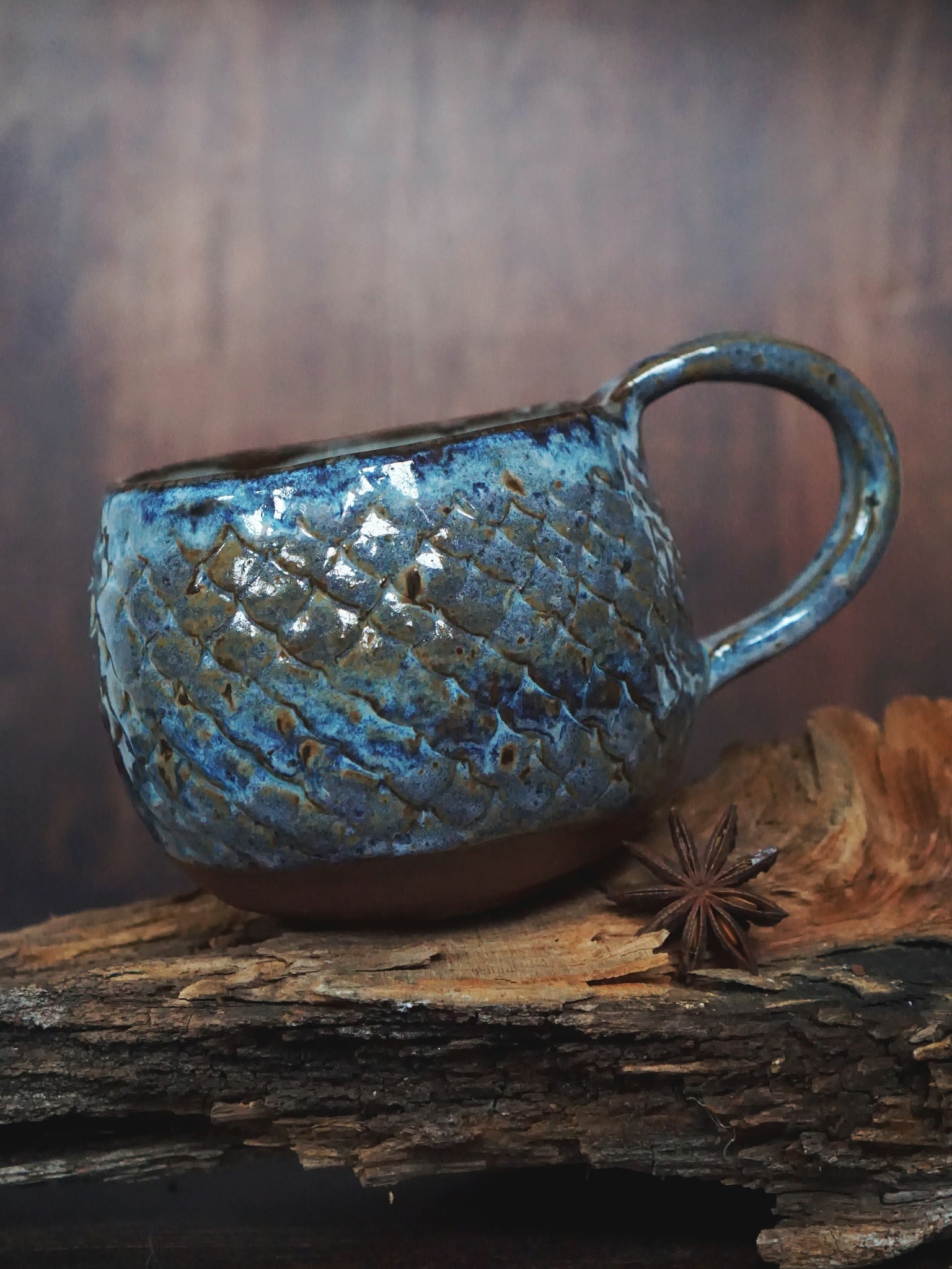 Magic Dragon Mug  - Blue Turquoise
