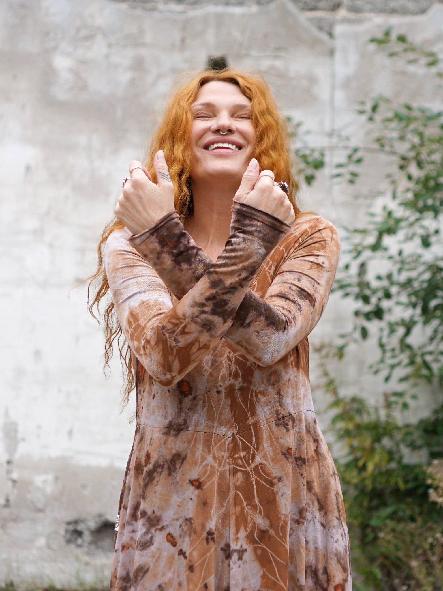 Natural Habitat Cozy Maxi Dress - Copper Flakes Clay