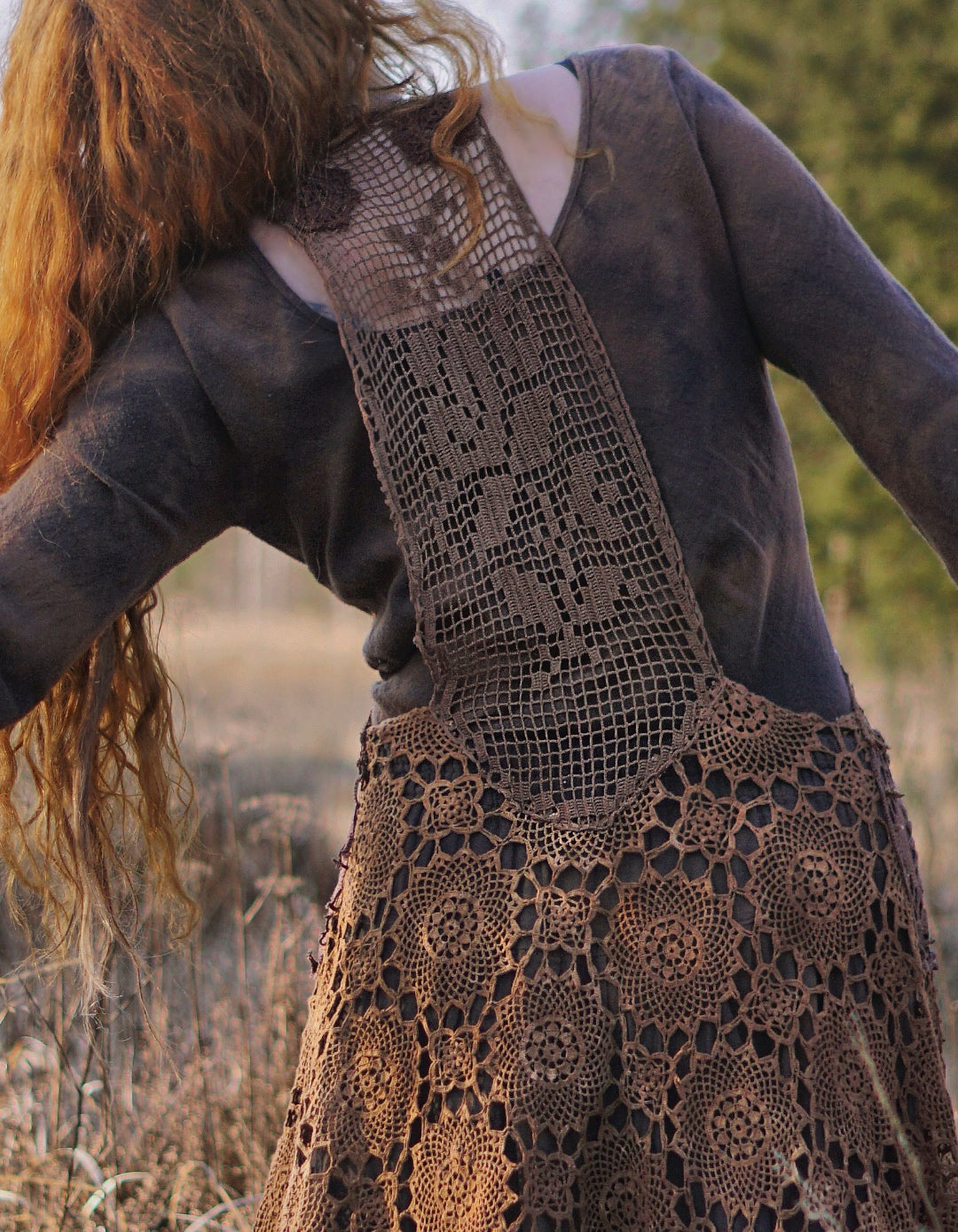 Crochet Patchwork Dress  -  Forestfloor