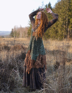 Crochet Patchwork Dress  -  Spring Vibe