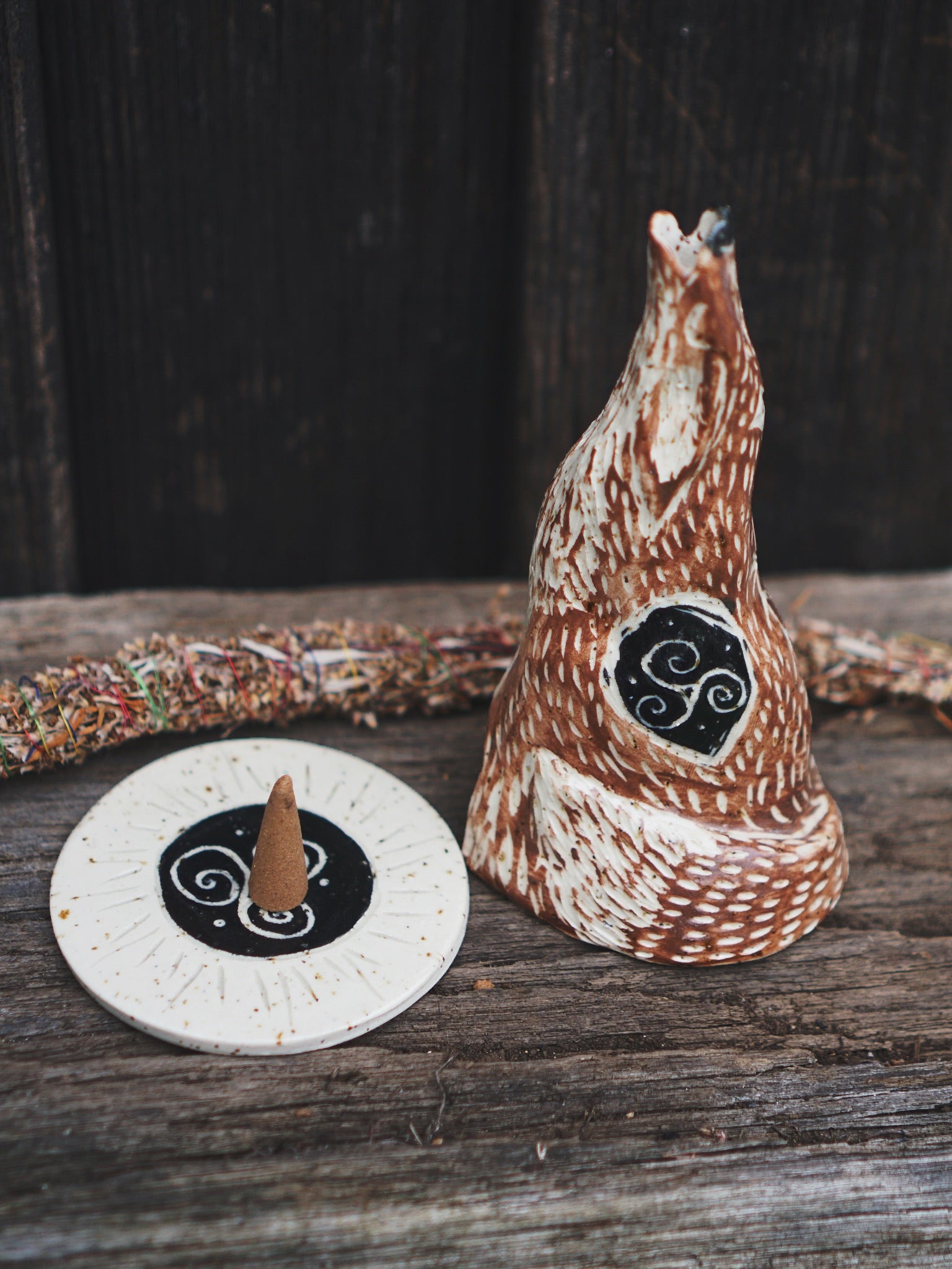 Fox Incense Burner