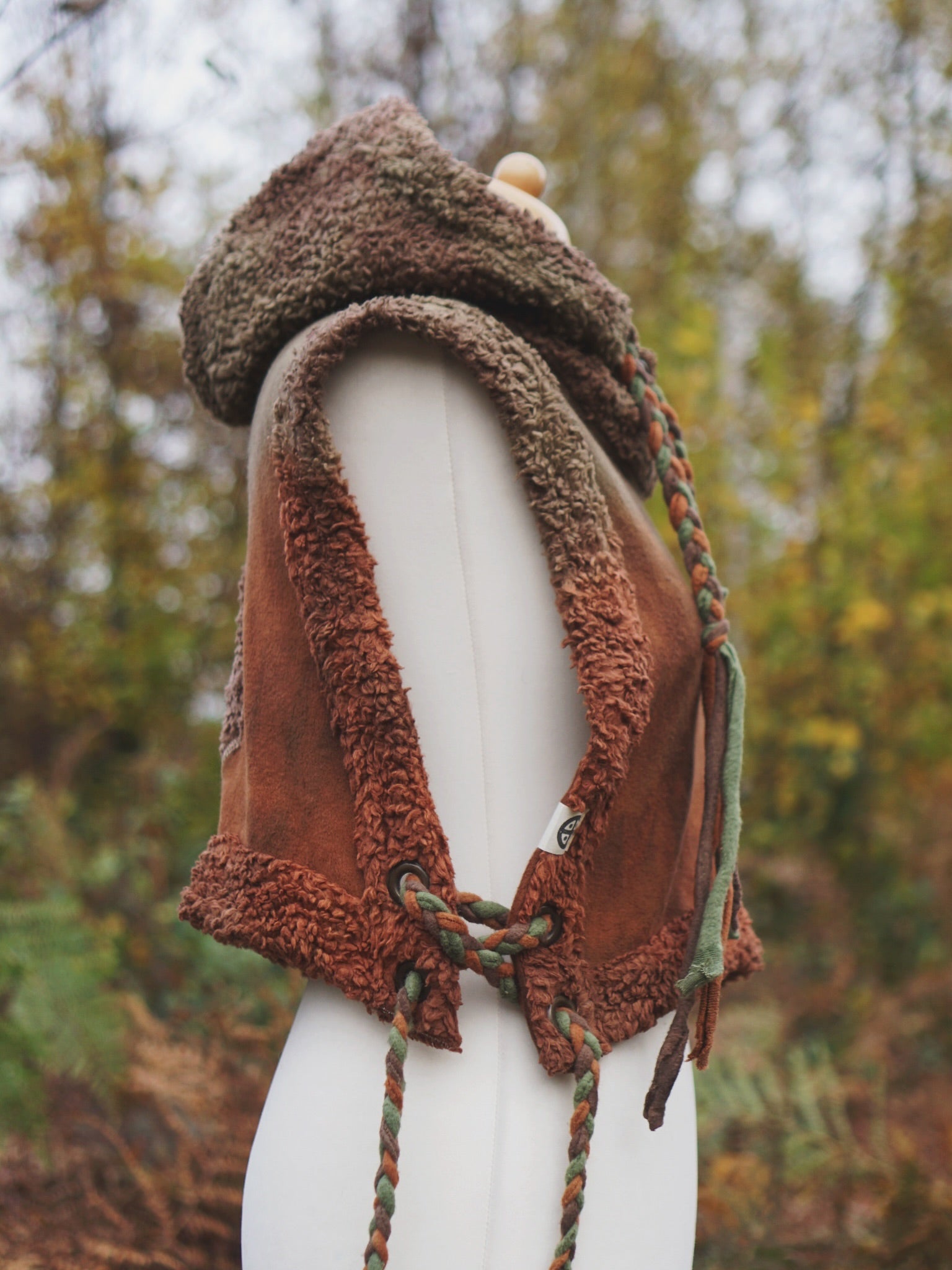 Hoodie Vest - Dragon Blood Vintage Jade