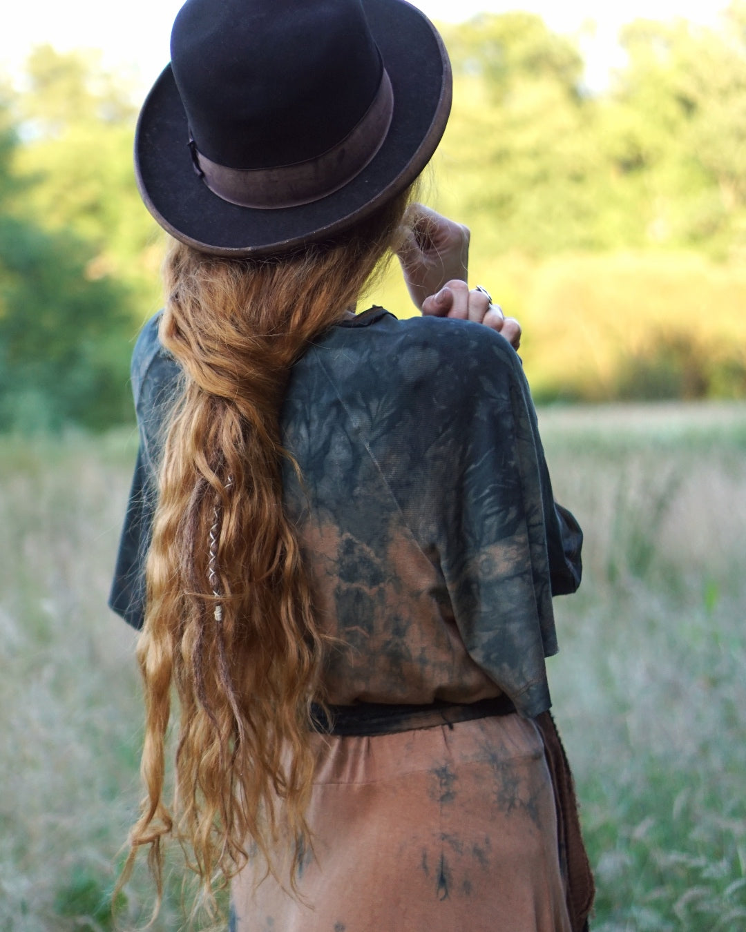 Wrap Dress   - Black Soil