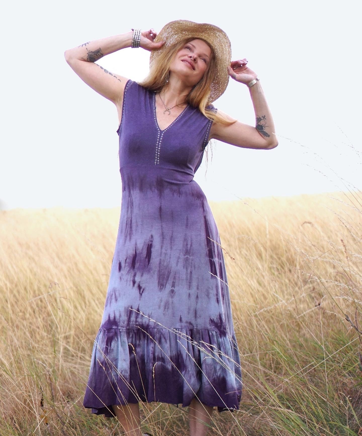 Lori Midi Dress -  Amethyst