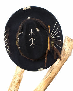 Shamanic Energy Flow Hat - Black