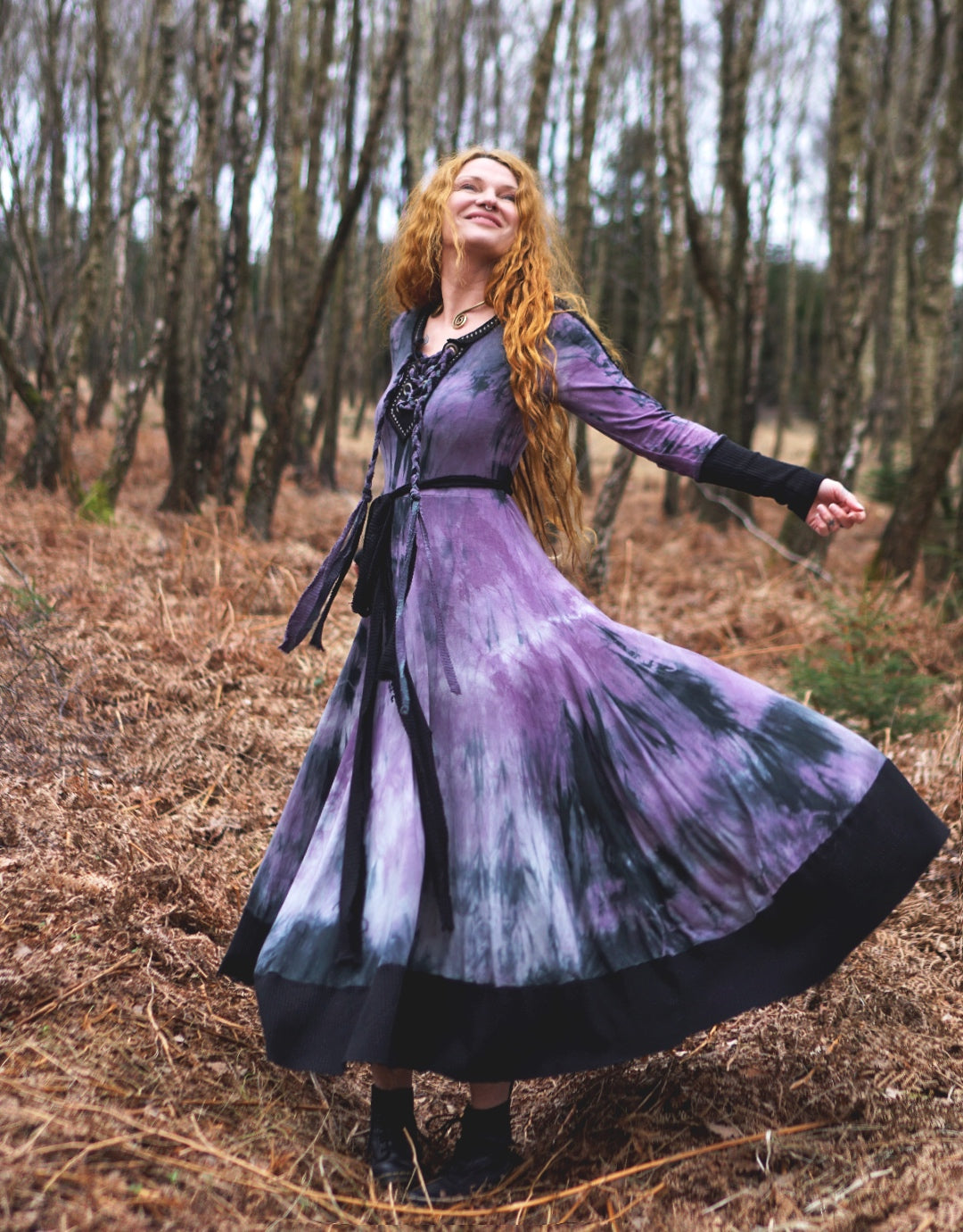 Ella  Maxi Dress  Special Edition - Purple/Black