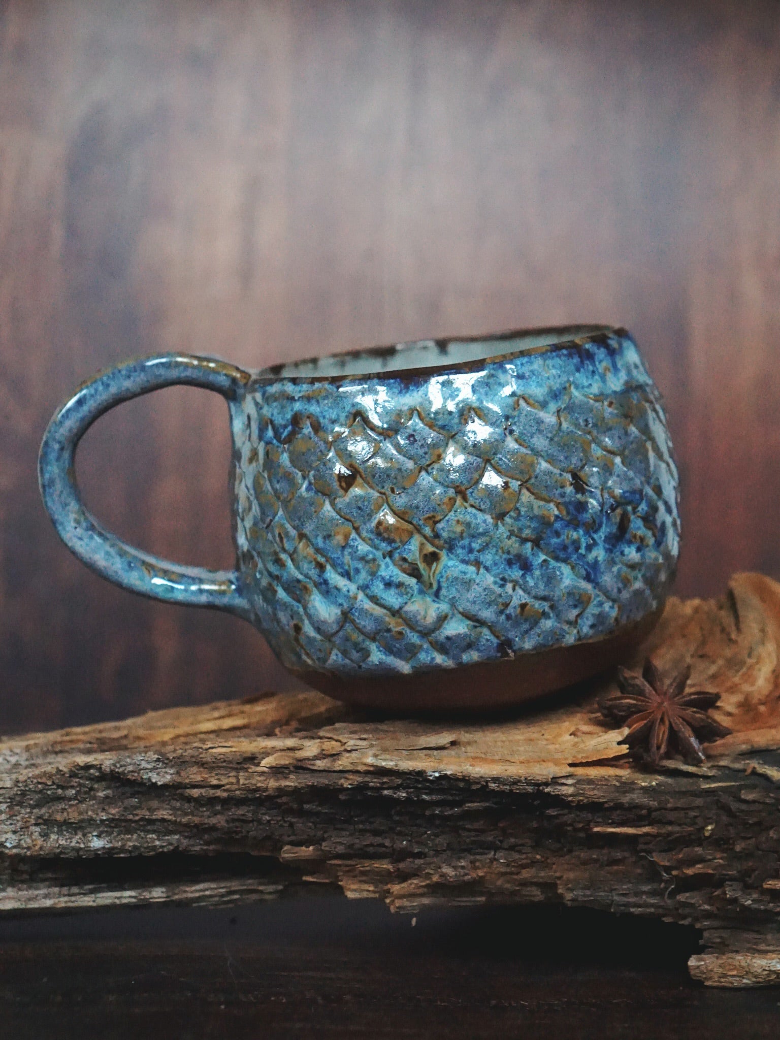 Magic Dragon Mug  - Blue Turquoise