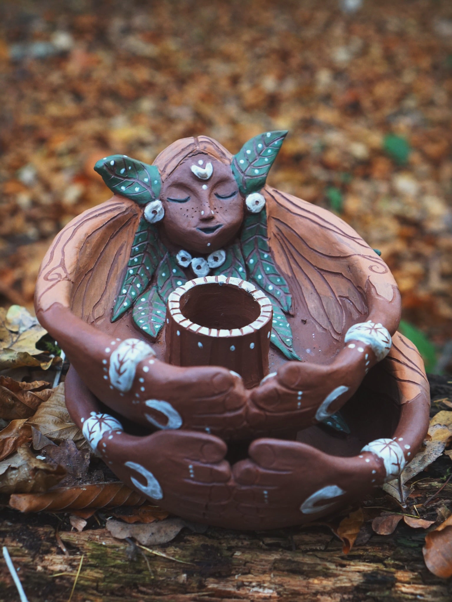 Mother Earth Smudge Holder