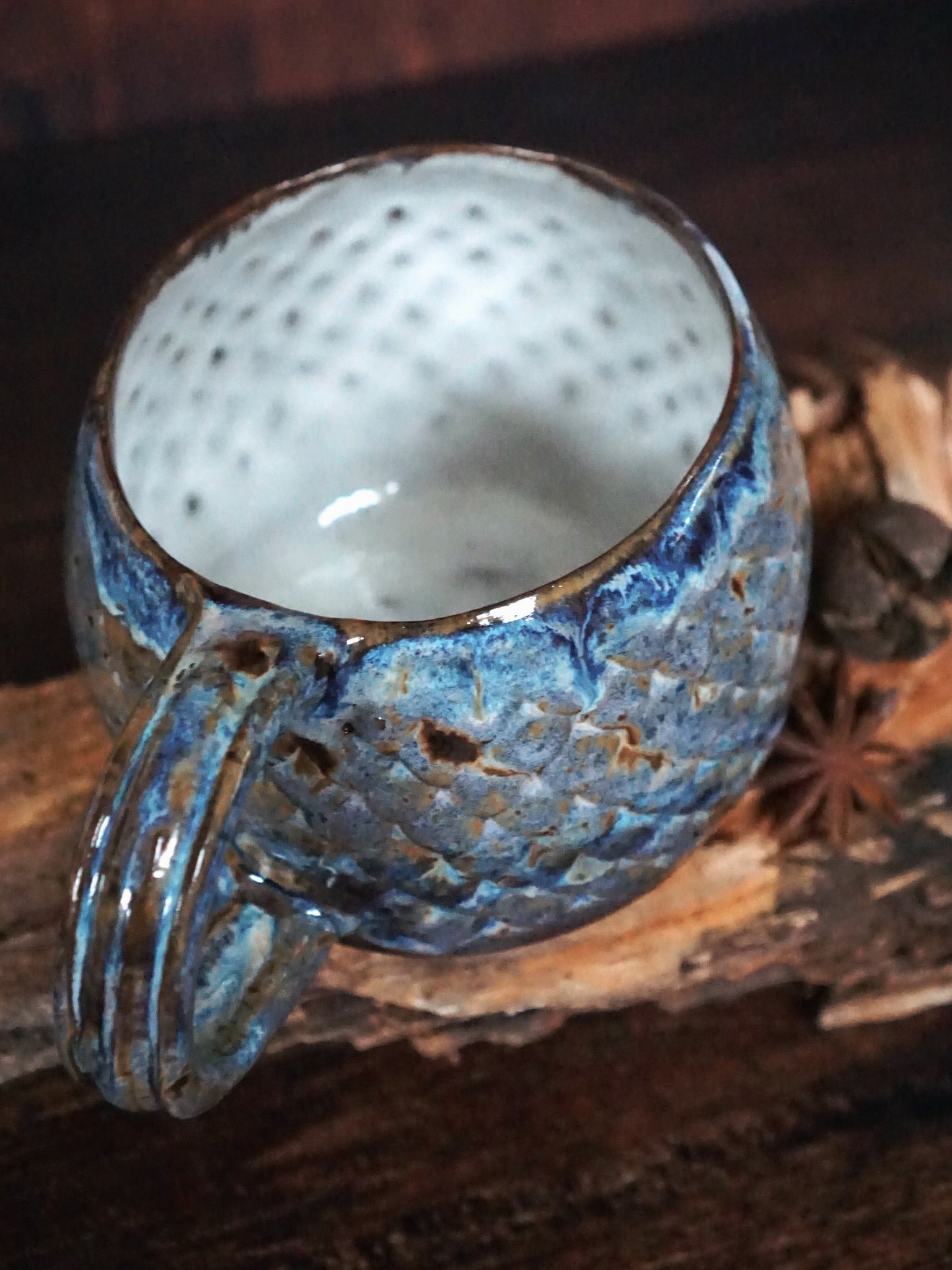 Magic Dragon Mug  - Blue Turquoise