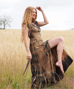 Tuuli Maxi Dress - Black Soil