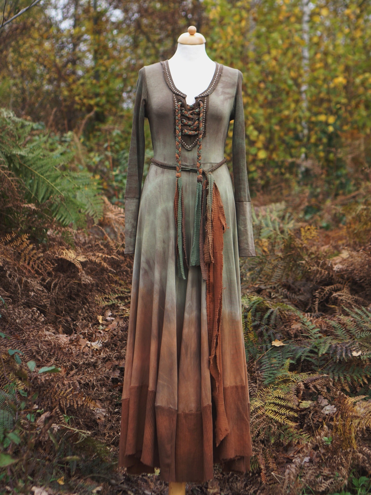 Ella  Maxi Dress - Vintage Jade / Dragon Blood