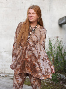 Cozy Long Sleeve  - Copper Flakes Clay