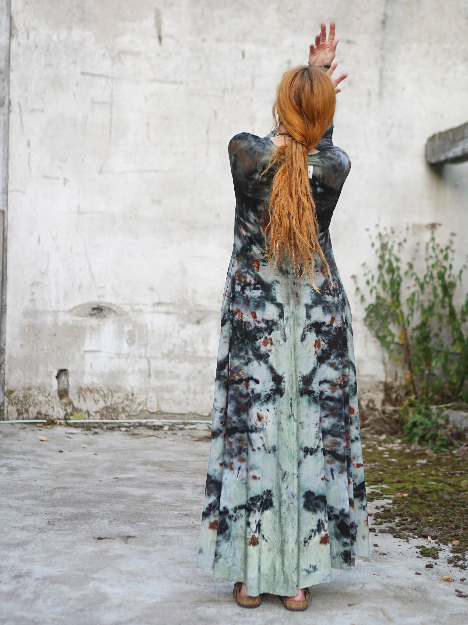 Natural Habitat Cozy Maxi Dress - Copper Flakes …