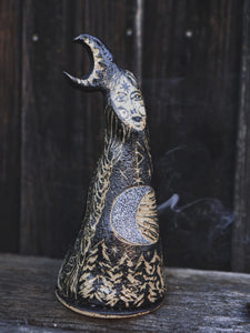 Moon Sister Incense Burner - Black