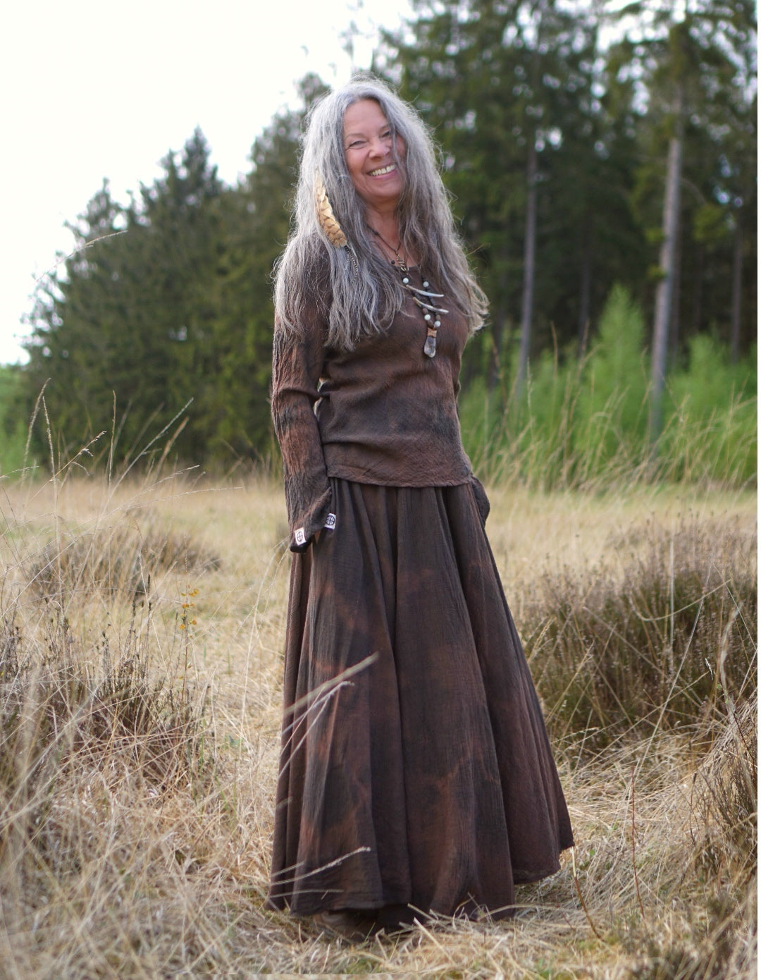 Maxi Skirt MTO - Black Soil  (Sample Picture)