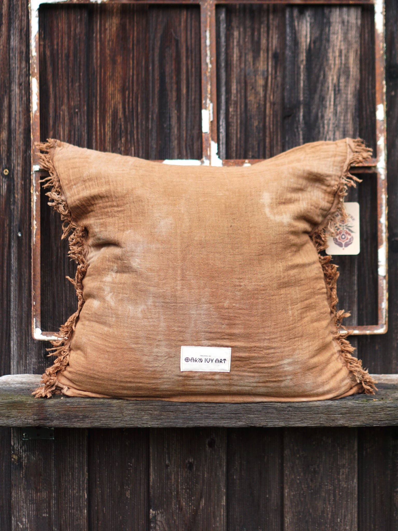 Cushion Cover SUN WHEEL  - Clay