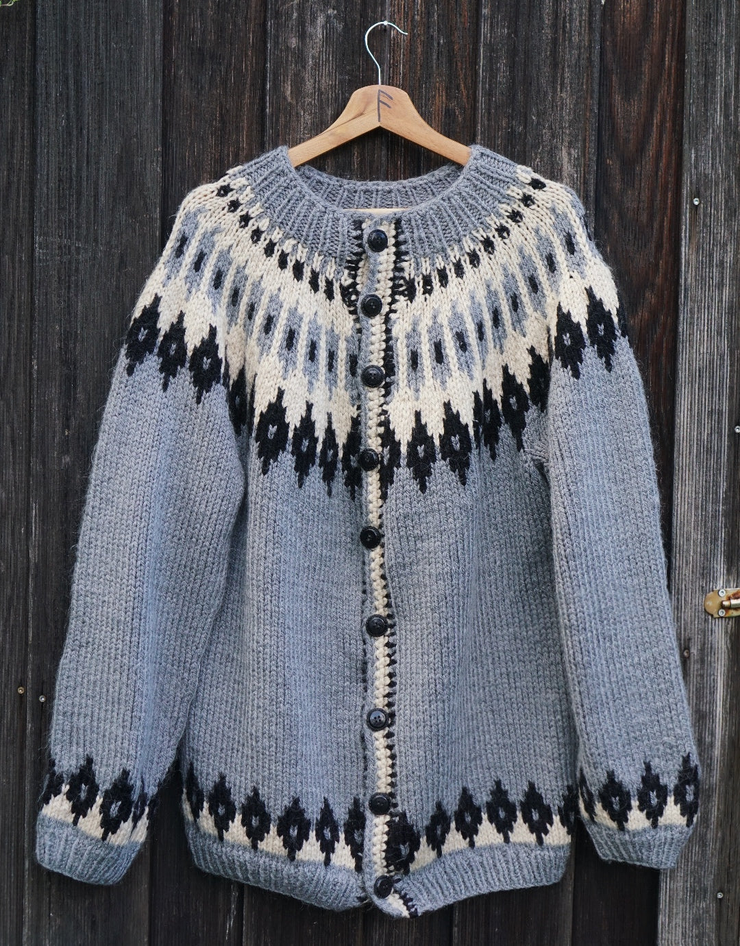 Iceland Knit Cardigan - Grey