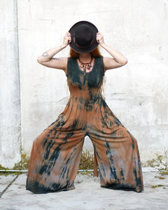 Jersey Jumpsuit  - Black Soil