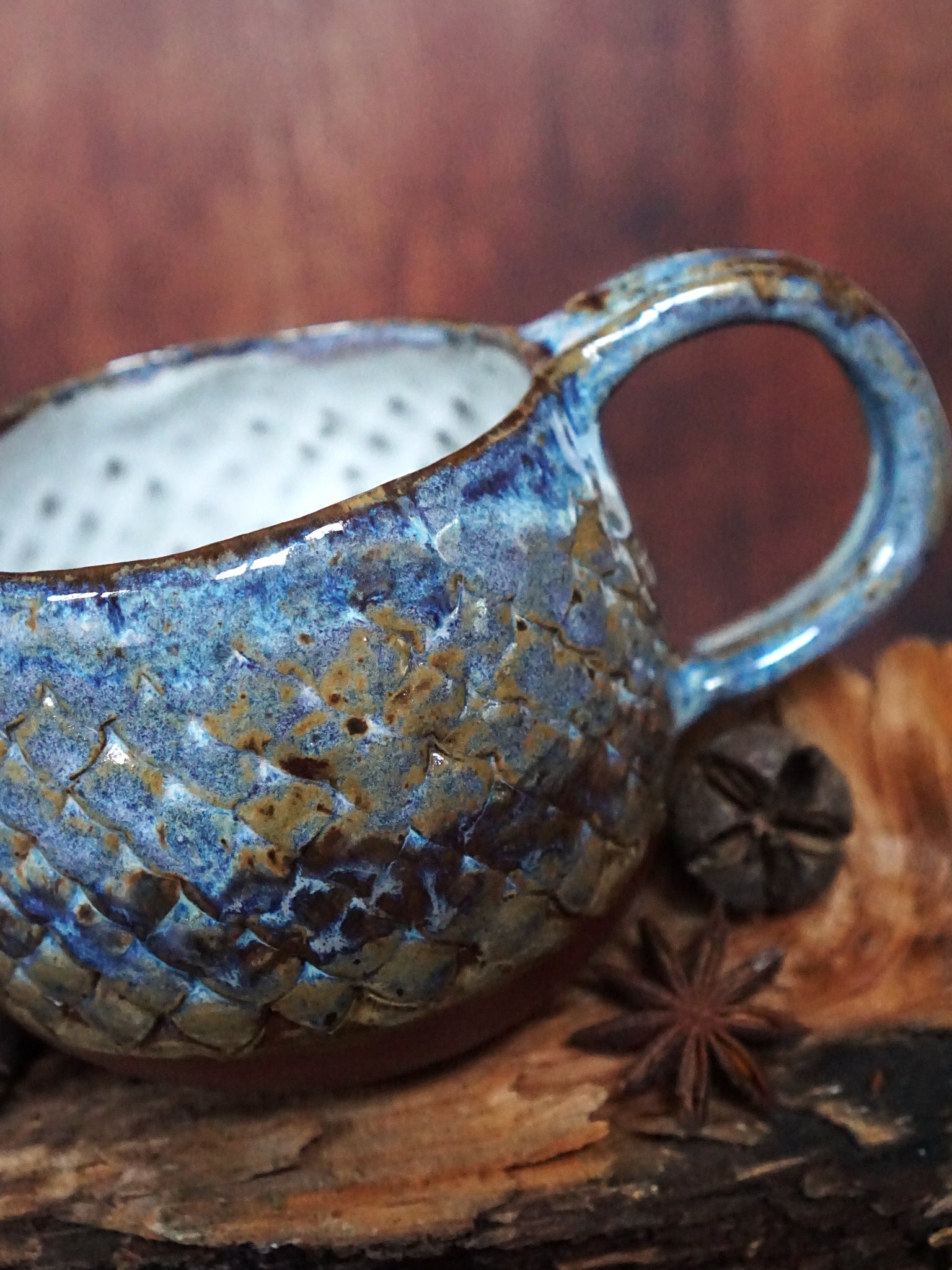Magic Dragon Mug  - Blue Turquoise
