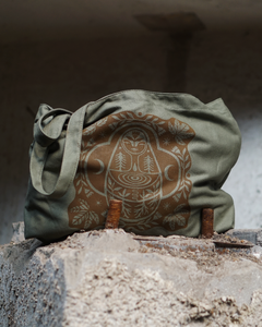 Tote Bag Keeper of the Forest - Green / Brown