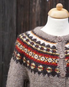 Iceland Knit Jacket - light brown