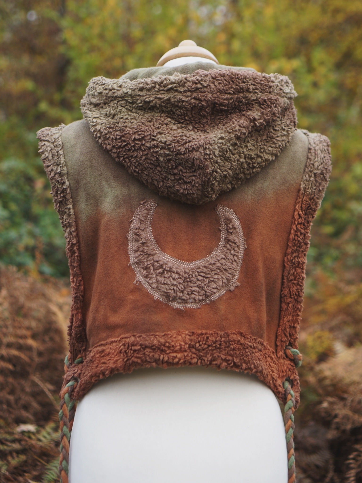 Hoodie Vest - Dragon Blood Vintage Jade