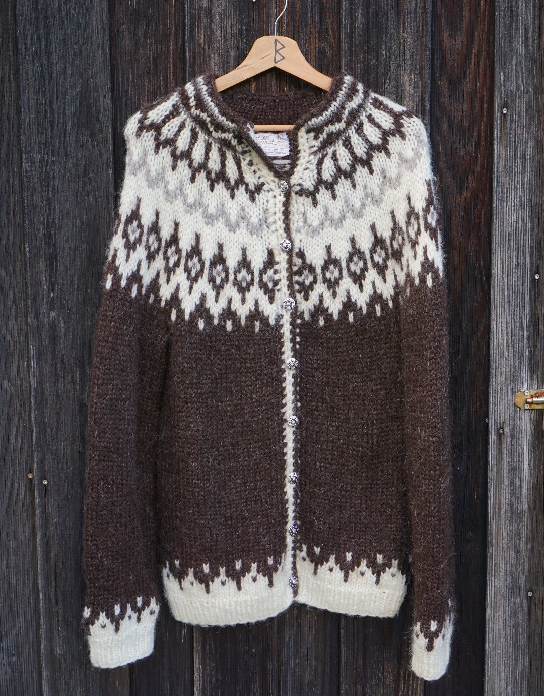 Iceland Knit Cardigan - Brown Shades