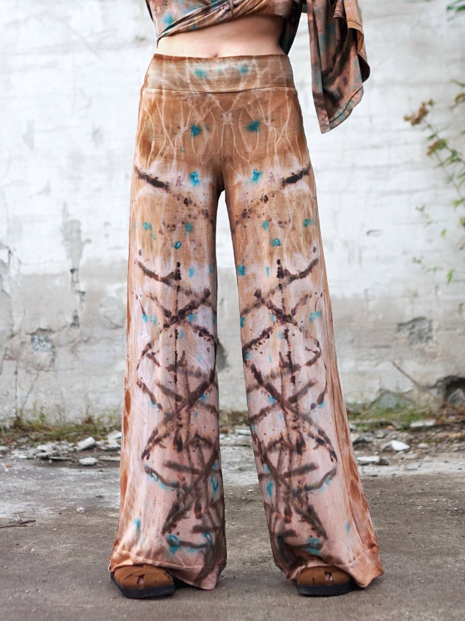 Natural Habitat Comfy Pant  -  Clay Turquoise