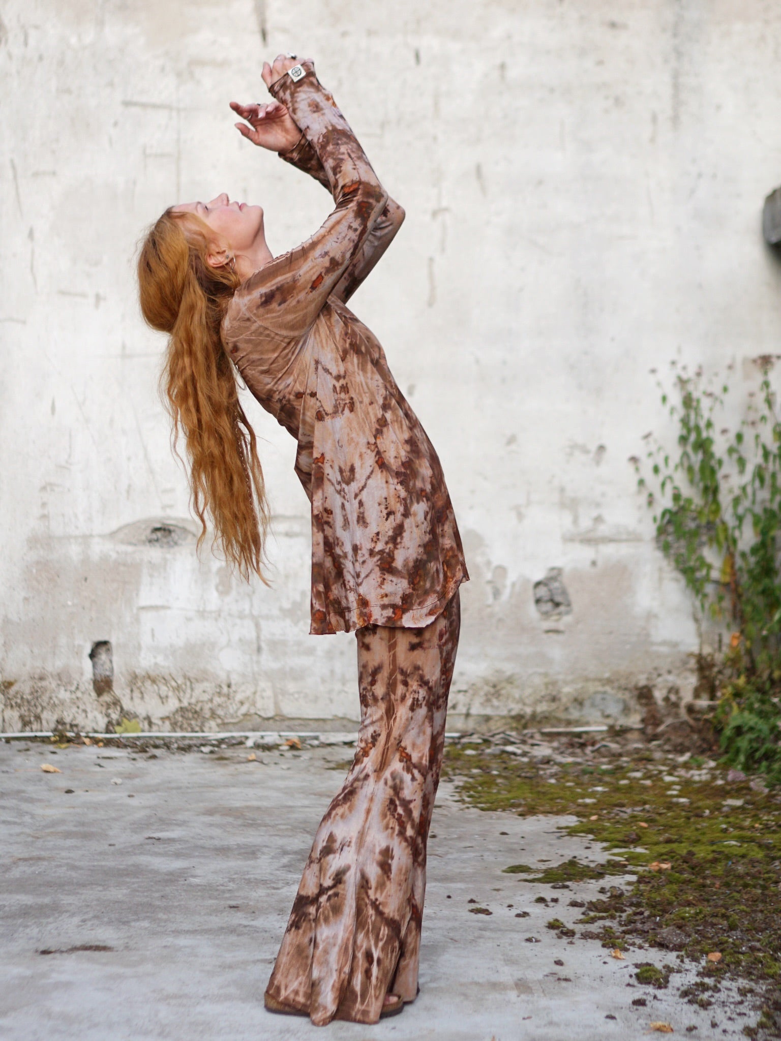 Cozy Long Sleeve  - Copper Flakes Clay