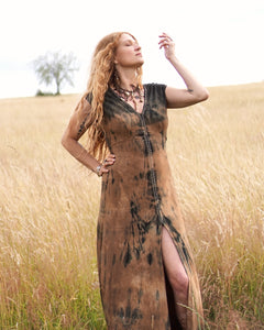 Tuuli Maxi Dress - Black Soil