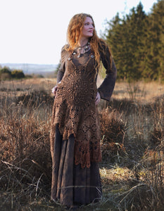 Crochet Patchwork Dress  -  Forestfloor