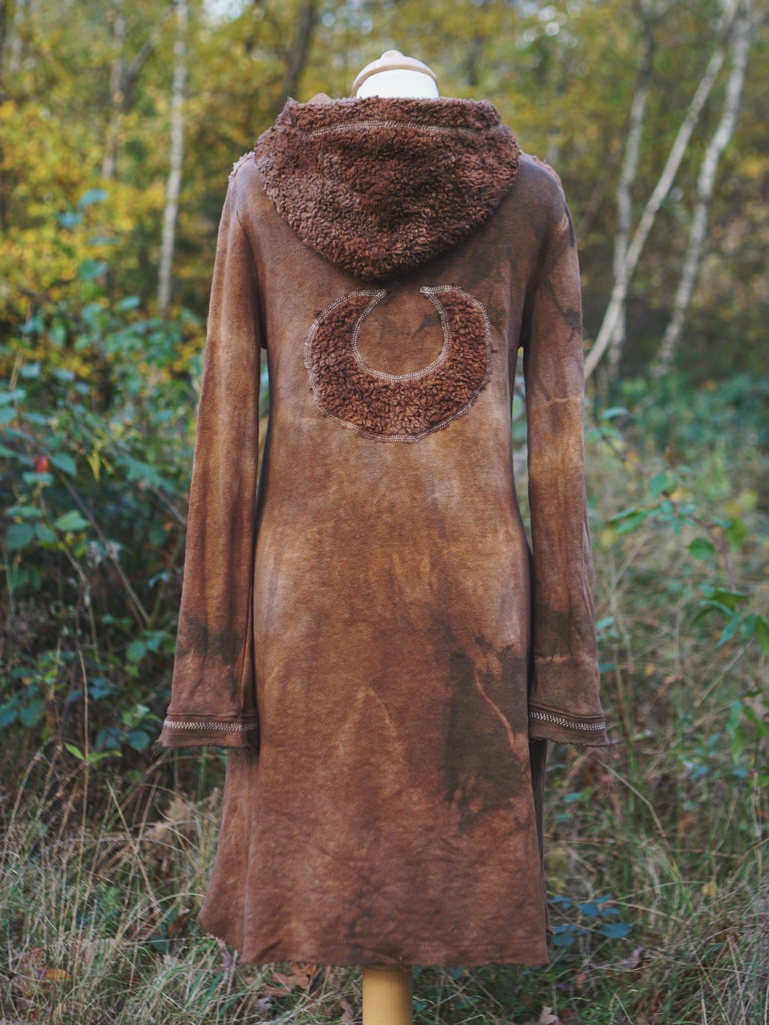 Moon Hemp Long Sweatshirt - Golden Brown