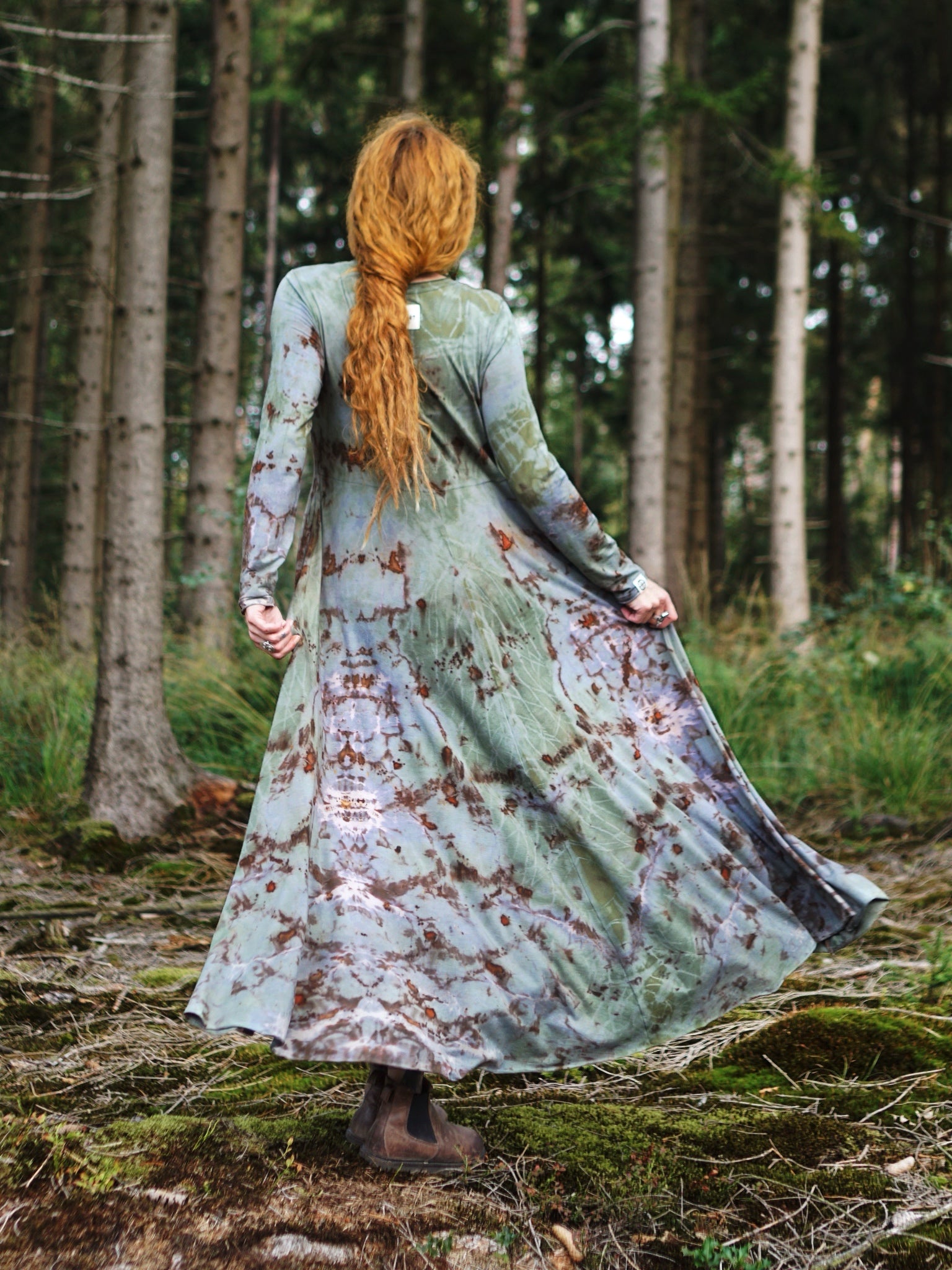 Natural Habitat Cozy Maxi Dress - Mineral Copper Flakes