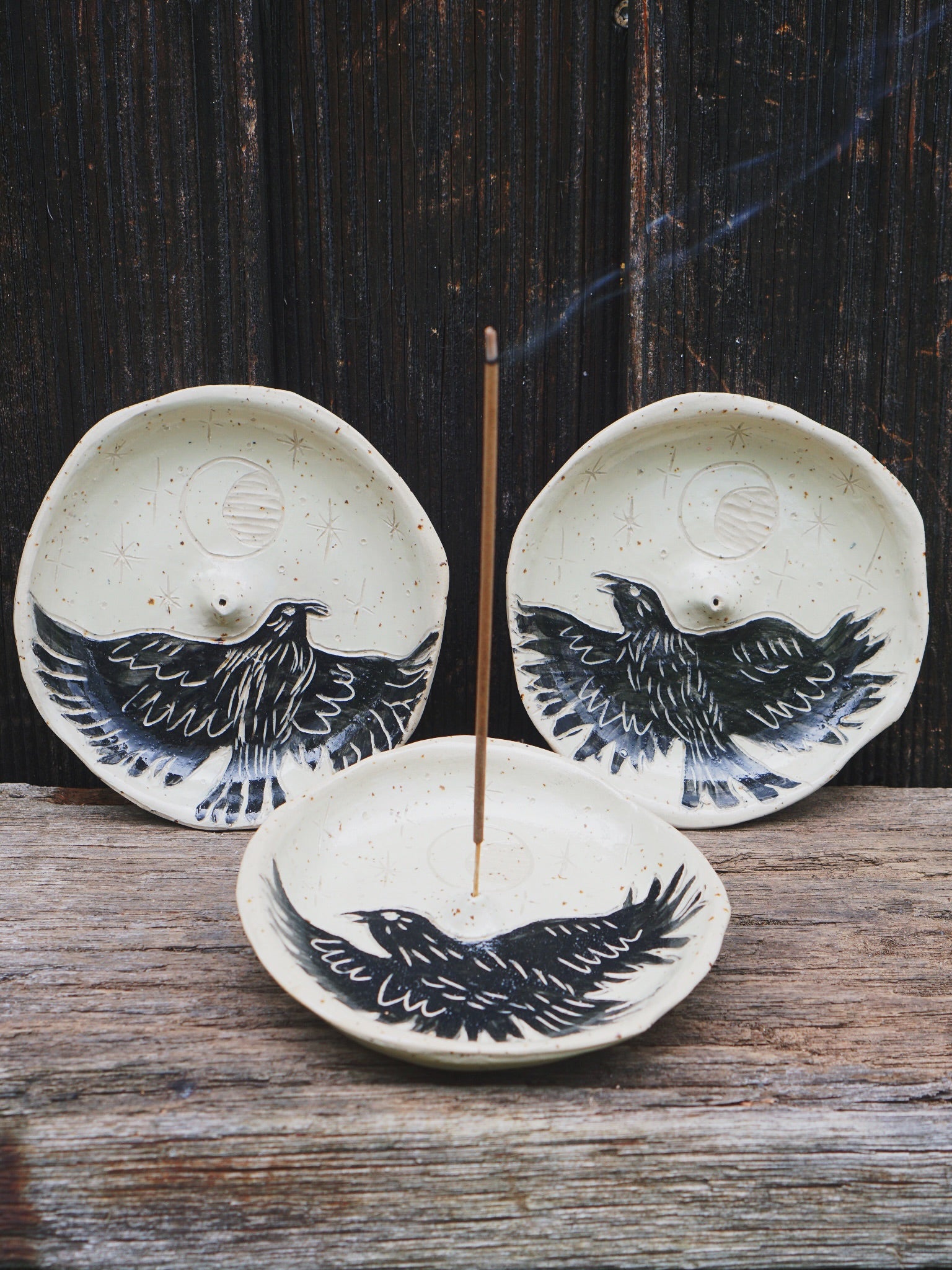 Incense Burner - Raven