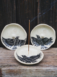 Incense Burner - Raven