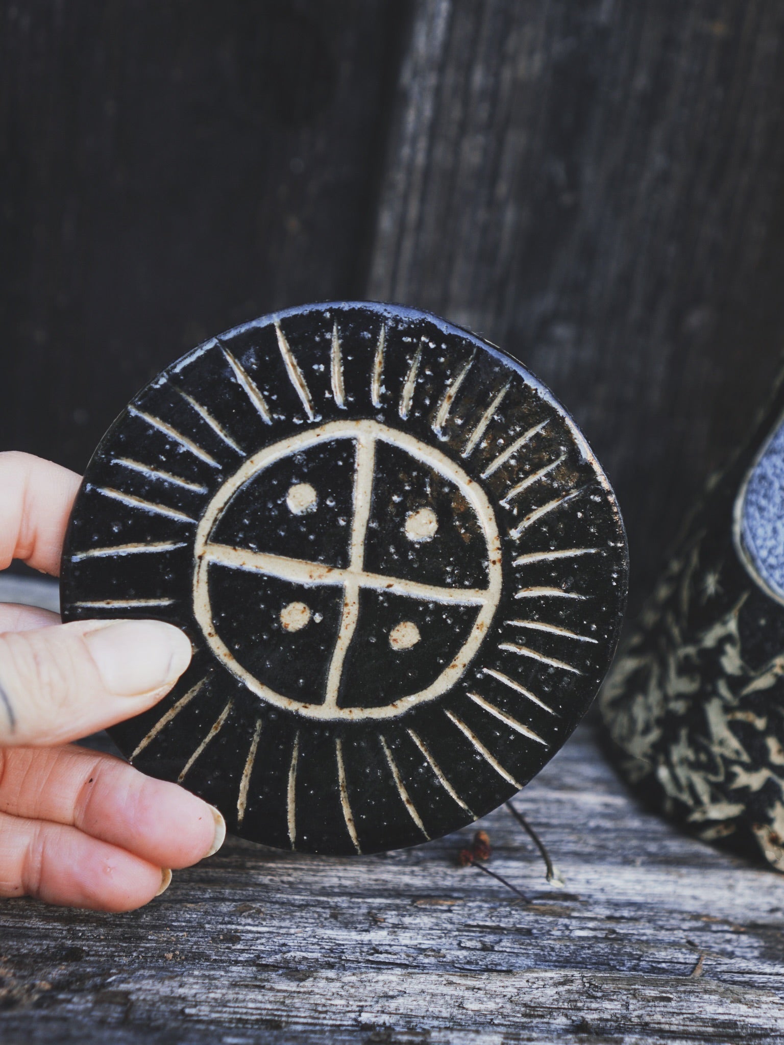 Moon Sister Incense Burner - Black