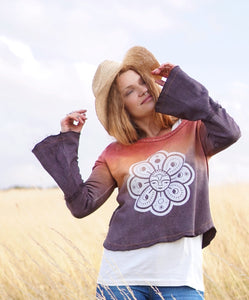 Raglan Hemp Jumper - Valley Sundown