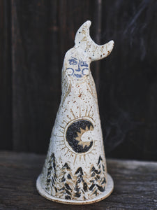 Moon Sister Incense Burner - White